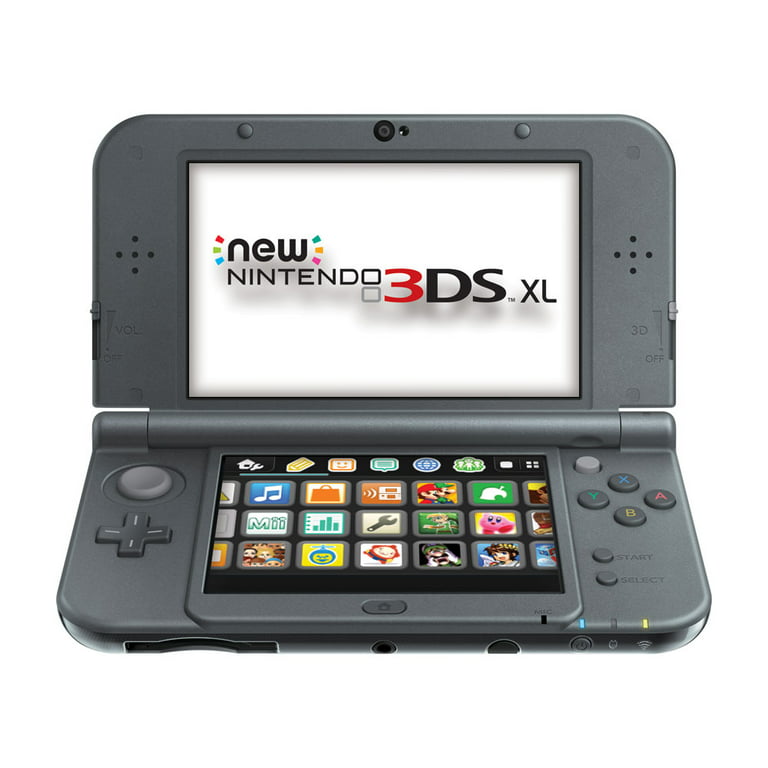 Restored New 3DS Black Video Console with SD Card and Charger (Refurbished) - Walmart.com