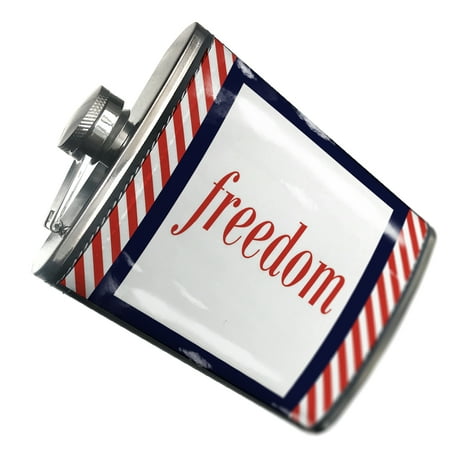 

NEONBLOND Flask Freedom Fourth of July Red Stripes