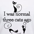 thumbnail image 3 of CafePress - Three Cats Ago Humorous T Shirt - Womens Cotton V-Neck T-shirt, 3 of 4