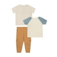 thumbnail image 5 of Little Lad Infant Boys' Tee and Jogger Pant, 3-Piece Set, Sizes 12M-24M, 5 of 5