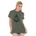 thumbnail image 3 of Nautical Whale Wheel Spiritual Animal Plus Size Crewneck Graphic Tee Shirt Brisco Brands 5X, 3 of 5