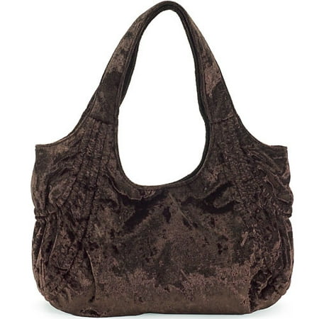 No Boundaries - Panne Velvet Satchel