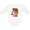 thumbnail image 3 of Inktastic Cowboy 1st Birthday Western Boys Long Sleeve Baby Bodysuit, 3 of 5