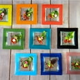 thumbnail image 3 of Turgla Fusion Glass 6" x 6" Square Red Glass Plate (Set of 4), 3 of 3