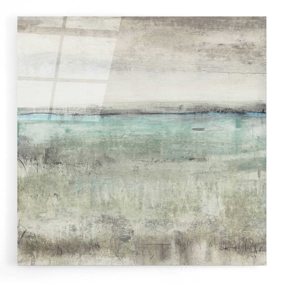 Epic Art 'Aqua Horizon II' by Tim O'Toole, Acrylic Glass Wall Art, 24"x24"