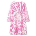 thumbnail image 2 of Beezizac Teen Girls Nightgown – Soft Long Sleeves Sleepwear Pink Smiling Face Nightdress Pajama Size 12, 2 of 7