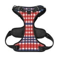 thumbnail image 5 of Red and Blue Checked Stripes Dog Harness, Pet Dog Out to Prevent Break Free Leash, Adjustable, Easy to Wear, X-Large, 5 of 9
