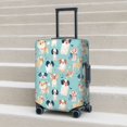 thumbnail image 6 of Susaid Colorful Dog Print Elastic Washable Suitcase Cover with Hidden Zipper, Fits 18-32 Inch Luggage for Protection During Travel-Medium, 6 of 7