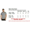 thumbnail image 4 of 9 Crowns Men's Chest Pockets Button Up Casual Shirt (Large, Light Blue), 4 of 4