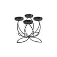 thumbnail image 2 of Nkmbld Vintage Candle Stick Holder, Romantic Iron Four Heads Cup Candle Stand for Table Centerpiece Valentine's Day Wedding Christmas Home Decor, Black, 2 of 8