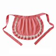 thumbnail image 1 of Medio delantal de algodón con encaje para mujer, delantal de sirvienta a la cintura, 1 of 4