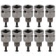 thumbnail image 1 of Chucks Adapter, Strong Carbon Steel Electric Wrench Adapter, Durable Labor-Saving Safe For Electric Drill Machining Center ANGGREK Thread   Adapter, 1 of 8