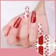thumbnail image 5 of Tiras de uñas de Gel semicuradas, parches deslizantes, adhesivos impermeables de larga duración, cubierta completa, necesita lámpara UV, 1 hoja, 5 of 7