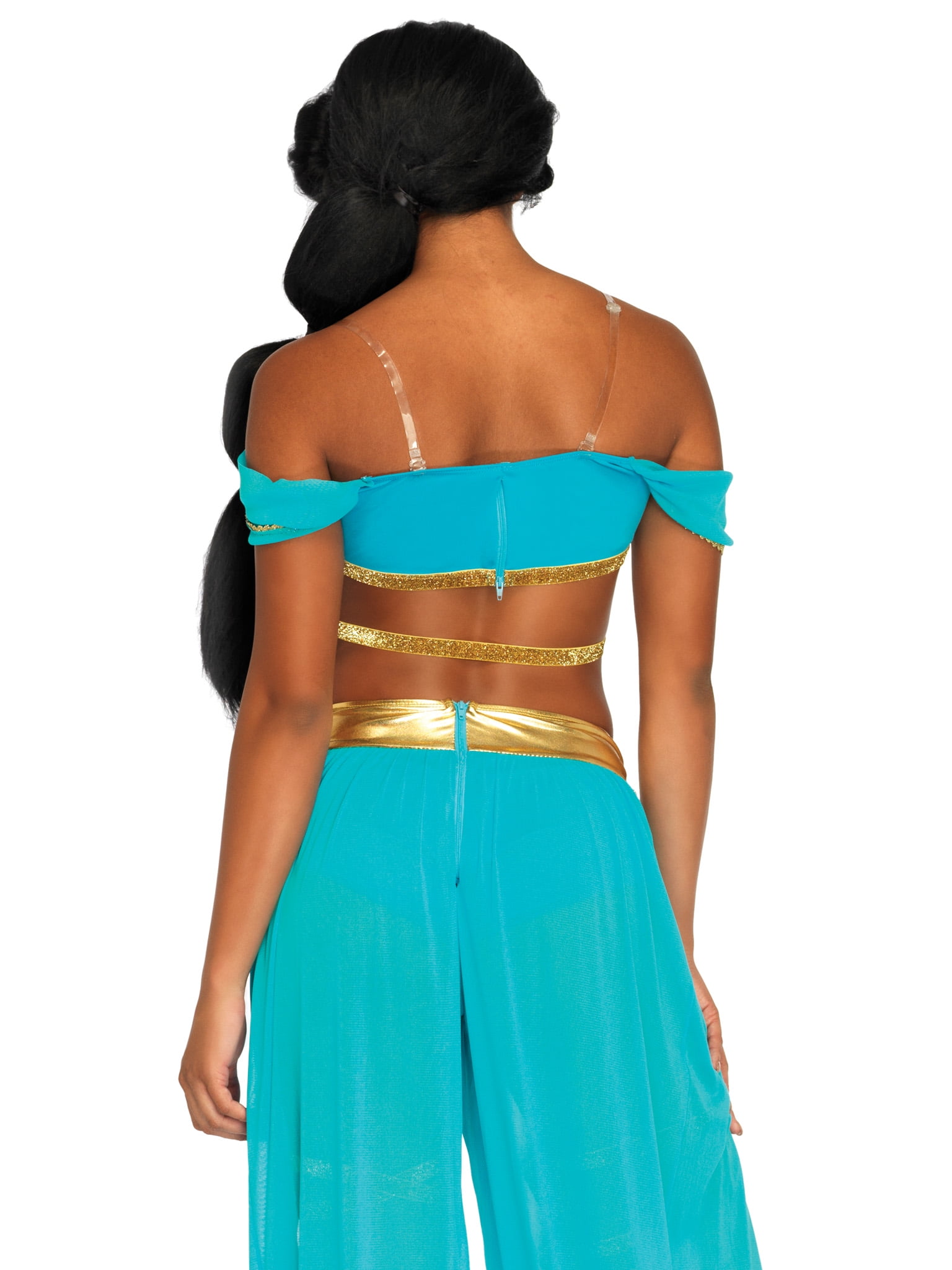 Leg Avenue Women's Jasmine Oasis Princess Costume, Blue, M