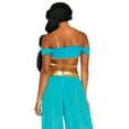 thumbnail image 2 of Leg Avenue Jasmine Oasis Princess Halloween Costume, Blue, Large, 2 of 5