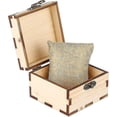 thumbnail image 5 of Gancho De Pestillo De Cerraduras De Cuerno De Metal De 20 Piezas, Bronce, Adecuado Para Cajas De Madera Retro Y Joyeros, Equipado Con Tornillos De Montaje, 5 of 5
