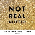 thumbnail image 3 of Pink Gold Glitter Pennant Party Banner, 3 of 3