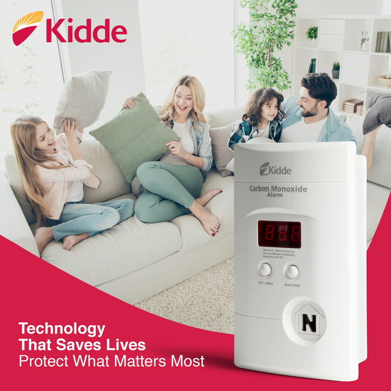 Kidde Nighthawk Plug-In AC/DC Carbon Monoxide Alarm Detector with Digital  Display KN-COPP-3 