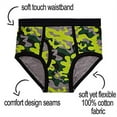 thumbnail image 3 of MALLARY BY MATTHEW Boys 100% Cotton Briefs Underwear (8 Pack), 3 of 3