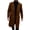 Dark Brown, variant on Mens Double Breasted Trench Coat Notched Lapel Mid Long Peacoat Winter Casual Business Overcoat