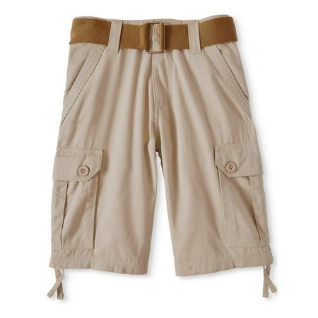 - Beverly Hills Polo Club Belted Twill Cargo Short (Big Boys)