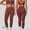 Red, variant on PISONIC Polka Point Workout Sets for Women 2 Piece Spaghetti Straps Cross Back Sports Bra Matching High Waist Legging Gym Yoga Pilates Outfits