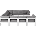thumbnail image 4 of Meridian Furniture Nizuc Gris Sectionnel Modulaire de Patio Extérieur, 4 of 8