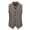 Khaki, variant on Bcfgryg Men's Suit Vest V Neck Silm Fit Solid Formal Suit Waist Coat Lightweight For Wedding Prom Business Vest For Men Black L