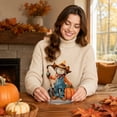 thumbnail image 4 of 2026 New Halloween Decor Cat Spooky Statue, 2D Portable Key Coin Pouch Home Accessory, Xmas Indoor Halloween Home Fall Ornaments for Porch and Indoor Home Office Desk Decor, 4 of 6
