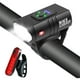 thumbnail image 1 of Luz para bicicleta Victoper, luz para bicicleta superbrillante de alto lumen, juego de luces delanteras y traseras para bicicleta recargables por USB de 6+4 modos, luz delantera y trasera, 1 of 5