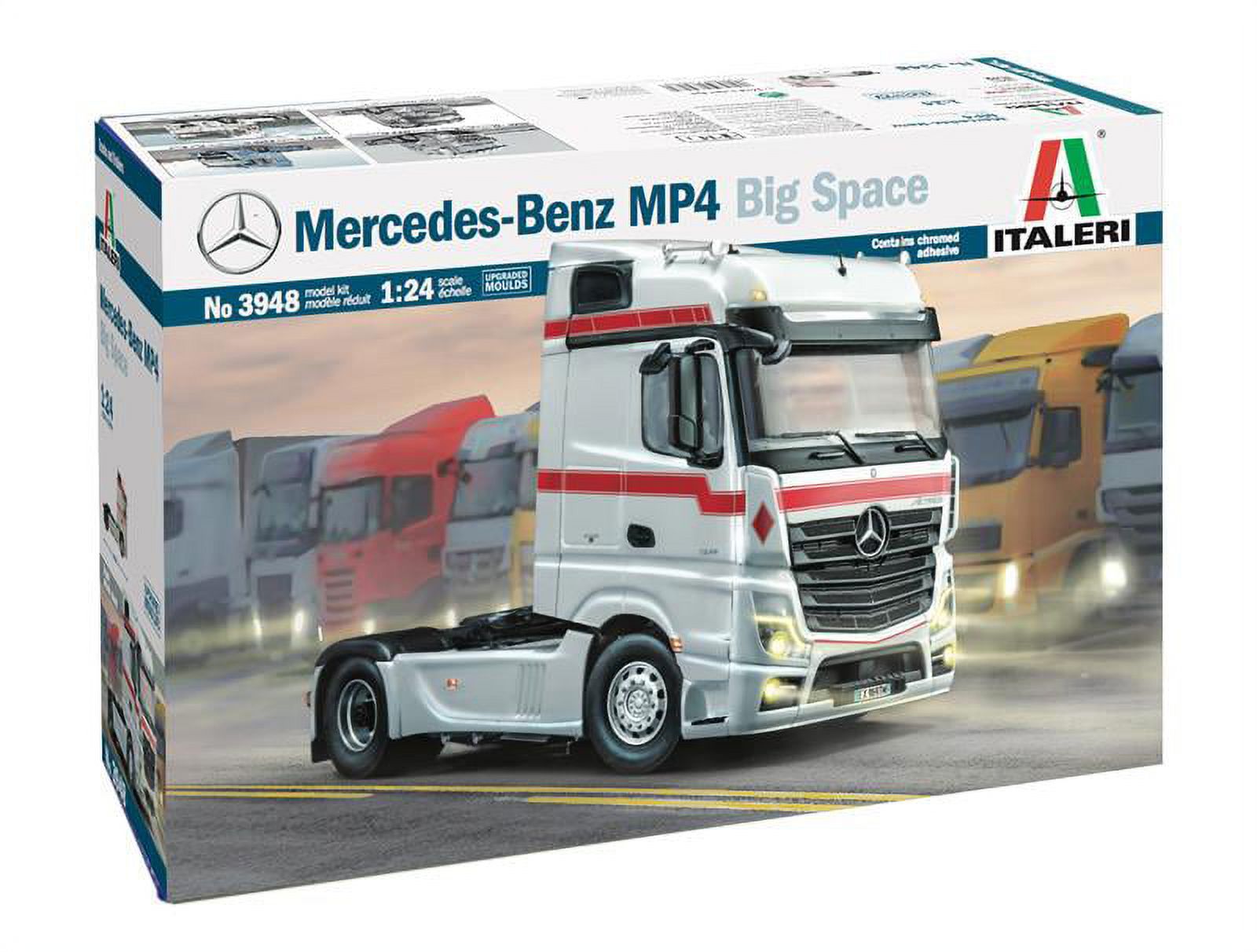Italeri 3905 1:24 Mercedes Benz Actros MP4 GigaSpace - Walmart.com
