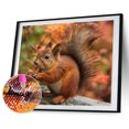 thumbnail image 1 of Cuadros Decorativos 5D DIY diamante pintura animal completo redondo taladro mosaico arte imagen Rhinestone Wdftyju embutido en tela, 1 of 9
