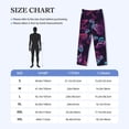 thumbnail image 4 of Fotbe Purple Butterfly Pantalones de Pijama para Hombre, Pantalones de Dormir, Pantalones de Casa con Cintura Ajustable y Bolsillos-XX-Large, 4 of 6