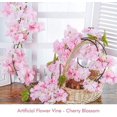 thumbnail image 2 of Guirnalda de flores de seda artificial Starlight, guirnalda de flores de cerezo colgante, enredadera de flor de cerezo artificial para el hogarGuirnalda de flores de seda artificial Starlight, guirna TUNC Sencillez, 2 of 5