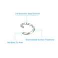 thumbnail image 3 of Unique Bargains 500Pcs Open Jump Rings, 5mm Stainless Steel O Rings, Split Rings Circle Clasp Connecting Ring for Jewelry Making, 3 of 7