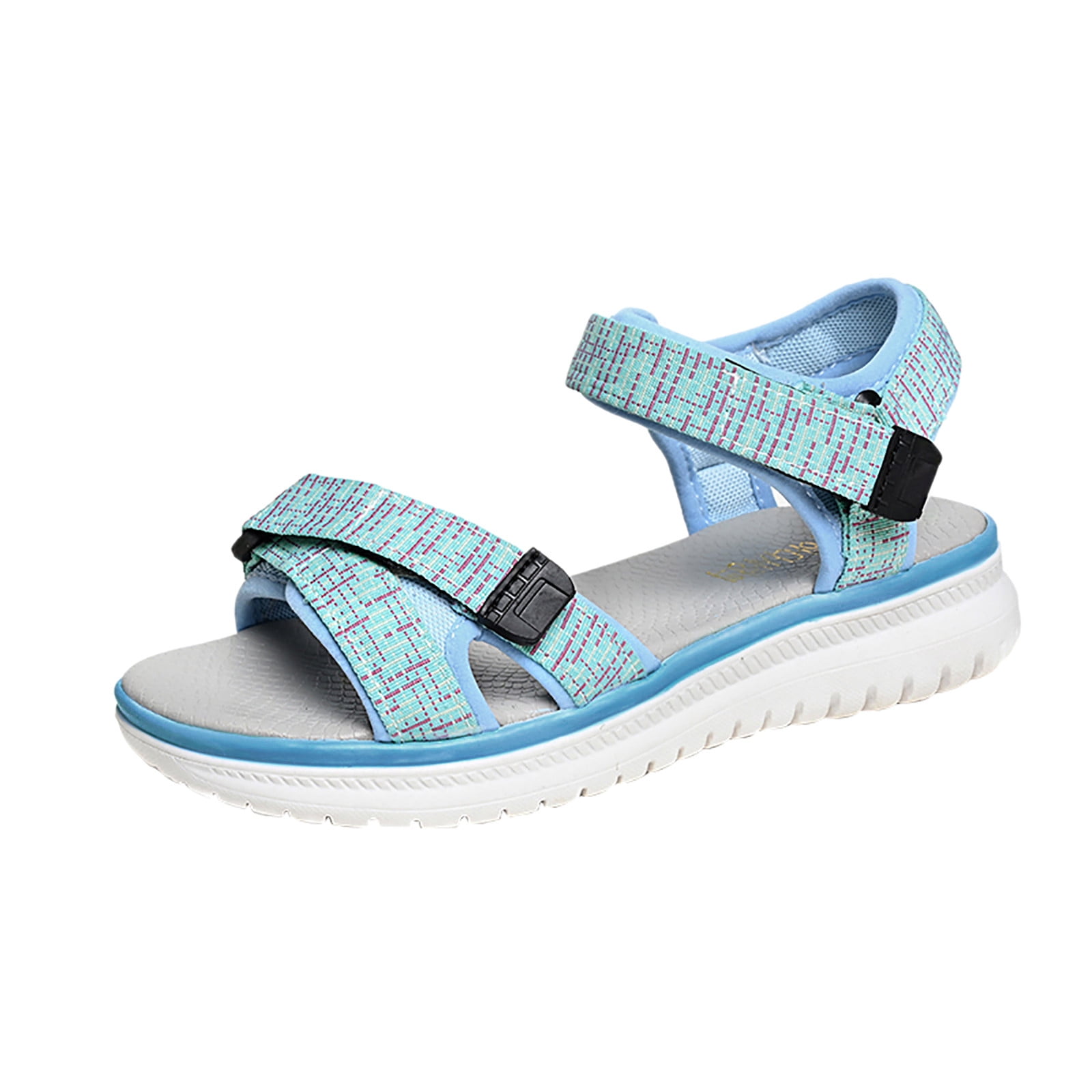 ladies light blue sandals