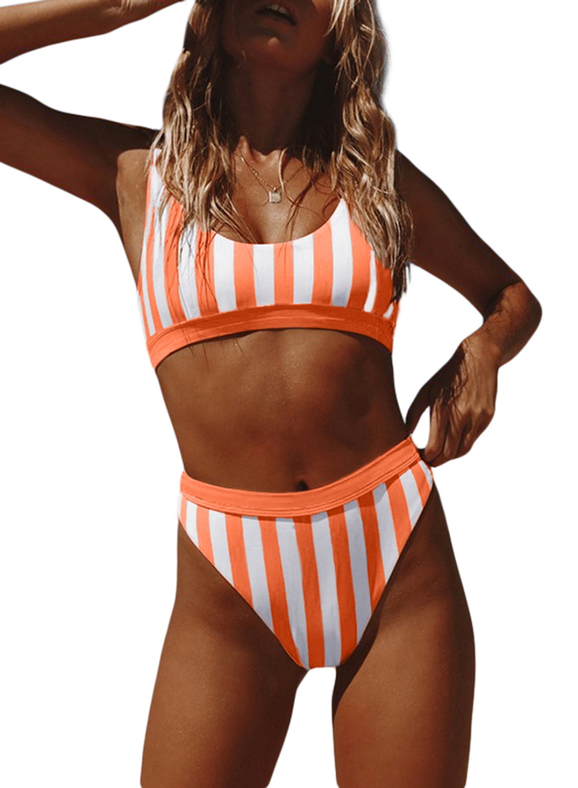 two piece leopard bathing suit