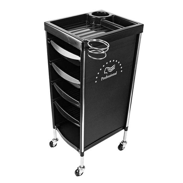Carro utilitario rodante multiusos con ruedas, organizadores rodantes de salón, carro de salón para herramienta de estante de peluquería , Estilo A SM SunniMix Carro rodante de salón
