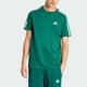 thumbnail image 4 of Camiseta adidas Essentials Single Jersey con 3 franjas, color verde, 4 of 5