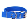 thumbnail image 1 of Collar para perros ajustable de estilo militar, con anilla en D de 2 pulgadas de ancho y hebilla, collar para perros de 2 líneas, 1 of 5