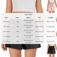 thumbnail image 3 of Babcutegg Girls High Waisted Shorts, Casual Loose Fit Tie Waist Shorts, Wide Leg Summer Shorts for Girls Ages 5-14 Black Size 6, 3 of 5