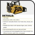 thumbnail image 4 of Diecast Masters 1:50 Caterpillar 259D3 Compact Track Loader with Attachment Accessories | High Line Series Cat Trucks & Construction Equipment | 1:50 Scale Model Diecast Collectible | DM Model 85677, 4 of 8