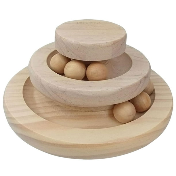 Juguetes portátiles para gatos con bolas, actividades de