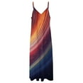 thumbnail image 3 of Galaxy Star Outer Space Sleeveless Dress for Women Clothing Female Women's Summer Skirt, 3 of 6