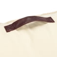 thumbnail image 4 of SAFAVIEH Maralyn Striped Floor Pillow, 24" x 24", Black/Beige, 4 of 5