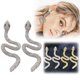 thumbnail image 1 of Pendientes largos en forma de agua con personalidad femenina exagerada Pendientes y aretes versátiles en forma de S completa, 1 of 5