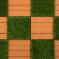 thumbnail image 3 of FlooringInc Helios Outdoor Interlocking Deck Tiles, 12"x12", 11 Tiles (11 Sqft), Grass, 3 of 8