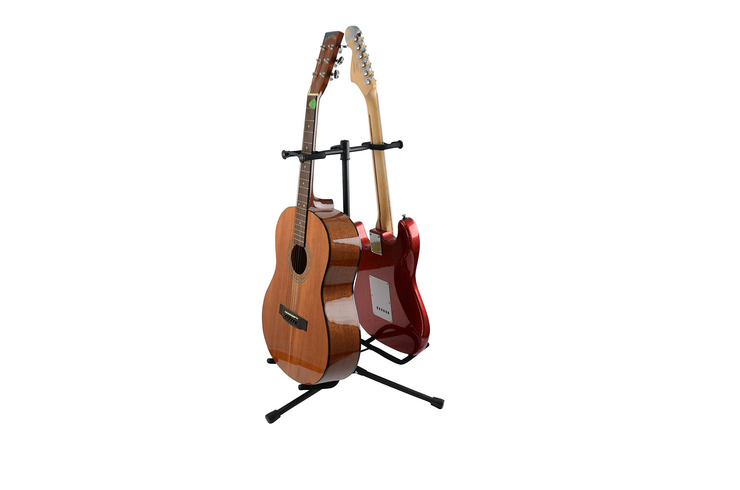 Gator Frameworks Easy Adjust Collapsible Heavy Duty Steel Double Guitar Stand