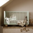 thumbnail image 5 of Storkcraft Amalfi Deluxe 5-in-1 Convertible Crib with with Bonus Toddler Guardrail, Sage with Driftwood, 5 of 20