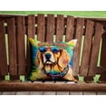 thumbnail image 4 of Coussin Décoratif Golden Retriever Hippie Dawg, 4 of 6